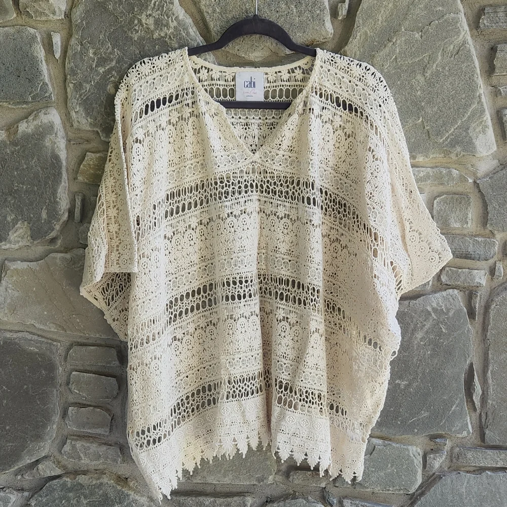 Cabi Crocheted Top - Picture 5 of 9